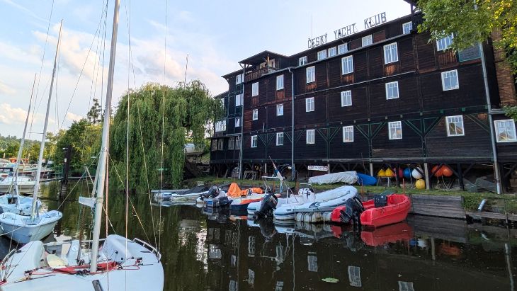 Klubovna český Yacht Klub